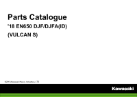 Kawasaki Vulcan S - Part Catalogue 2018-2